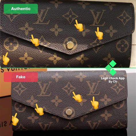 how do you know if a lv wallet is real|how to check for louis vuitton wallet.